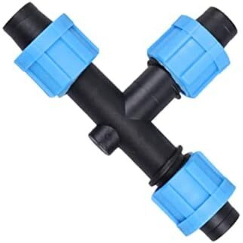 16mm 10 Pieces Gardening Drip Irrigation Barbed T-Fittings Hose Connector Garden Accessory Home Tools Household Accessories Sprinkler Irrigation