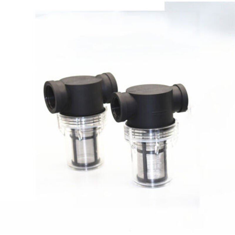 2 Pcs 1000 L Tank Tap Fitting, Garden Hose Joint for Rainwater Collectors with Filter Function, S60x6 IBC Water Tank Adapter (3/4'' filter on both