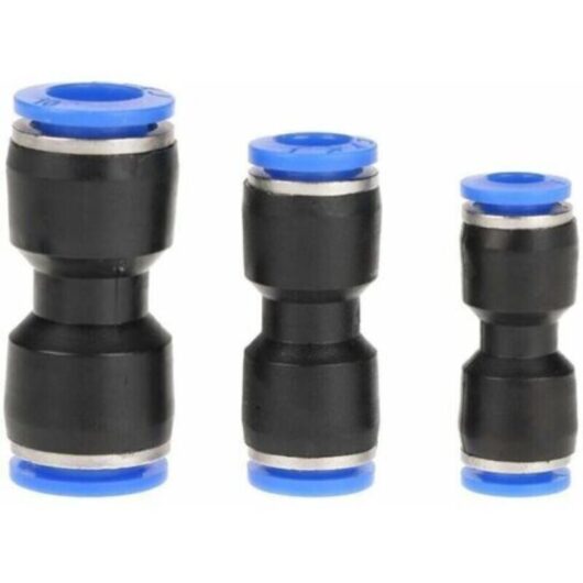 30 pcs Pneumatic Fittings Straight 10mm 8mm 6mm Hose Fittings Push Connector Straight Pneumatic Quick Release Fastening Fittings