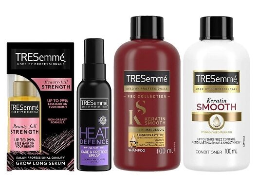 4 Pack TRESemme Keratin Essentials Kit