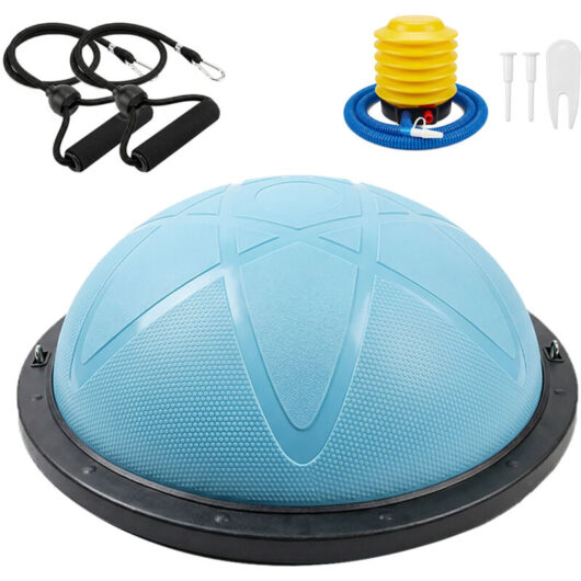 Centra Balance Trainer Ball with Resistance Bands Pump Anti Burst Fitness Home