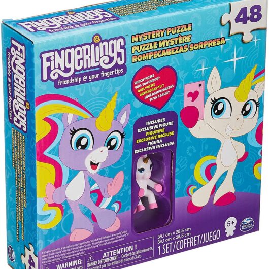 Fingerling Unicorn Puzzle White