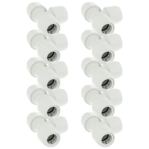 Hep2O HD10/15W Push Fit Equal Tee - 15mm - Pack of 10