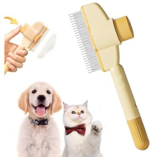 [NEVER USED] Pet Brush - Hair Catcher Brush, Anti Hair for Cats and Dogs, Removes Up to 95% of Dead Hair, Gentle and Effective Grooming for All Coat