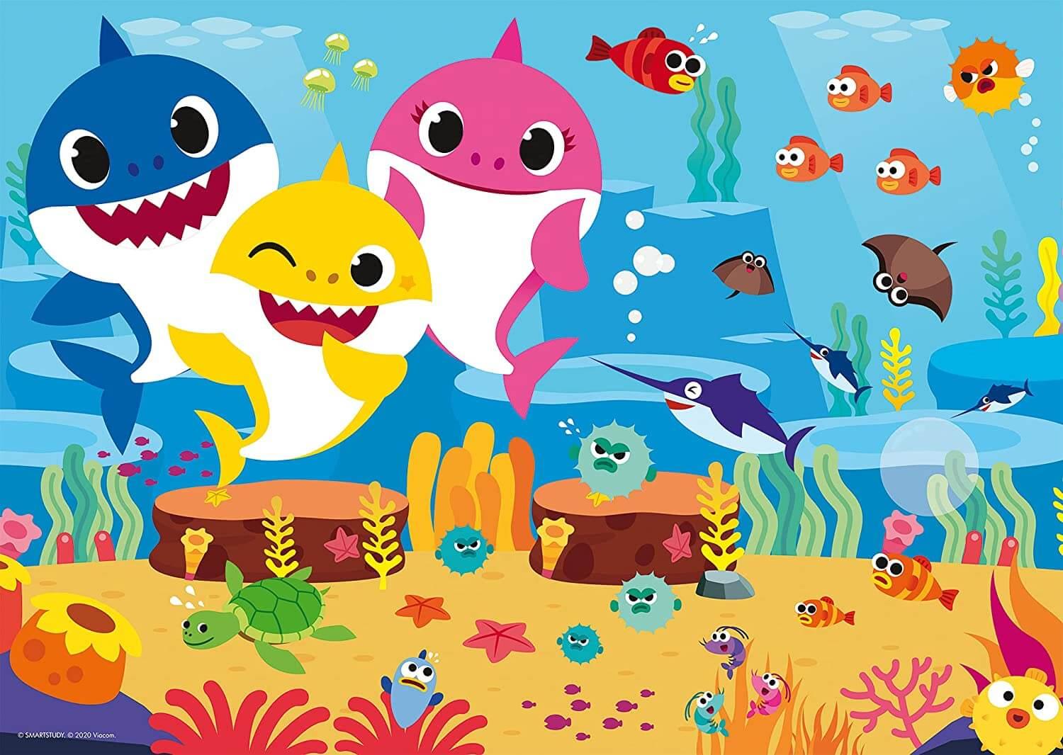 RavensBurger Baby Shark 24 Piece Giant Floor Jigsaw Puzzle