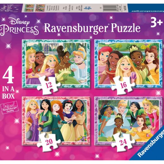 Ravensburger 4 in 1 Disney Princess Puzzle