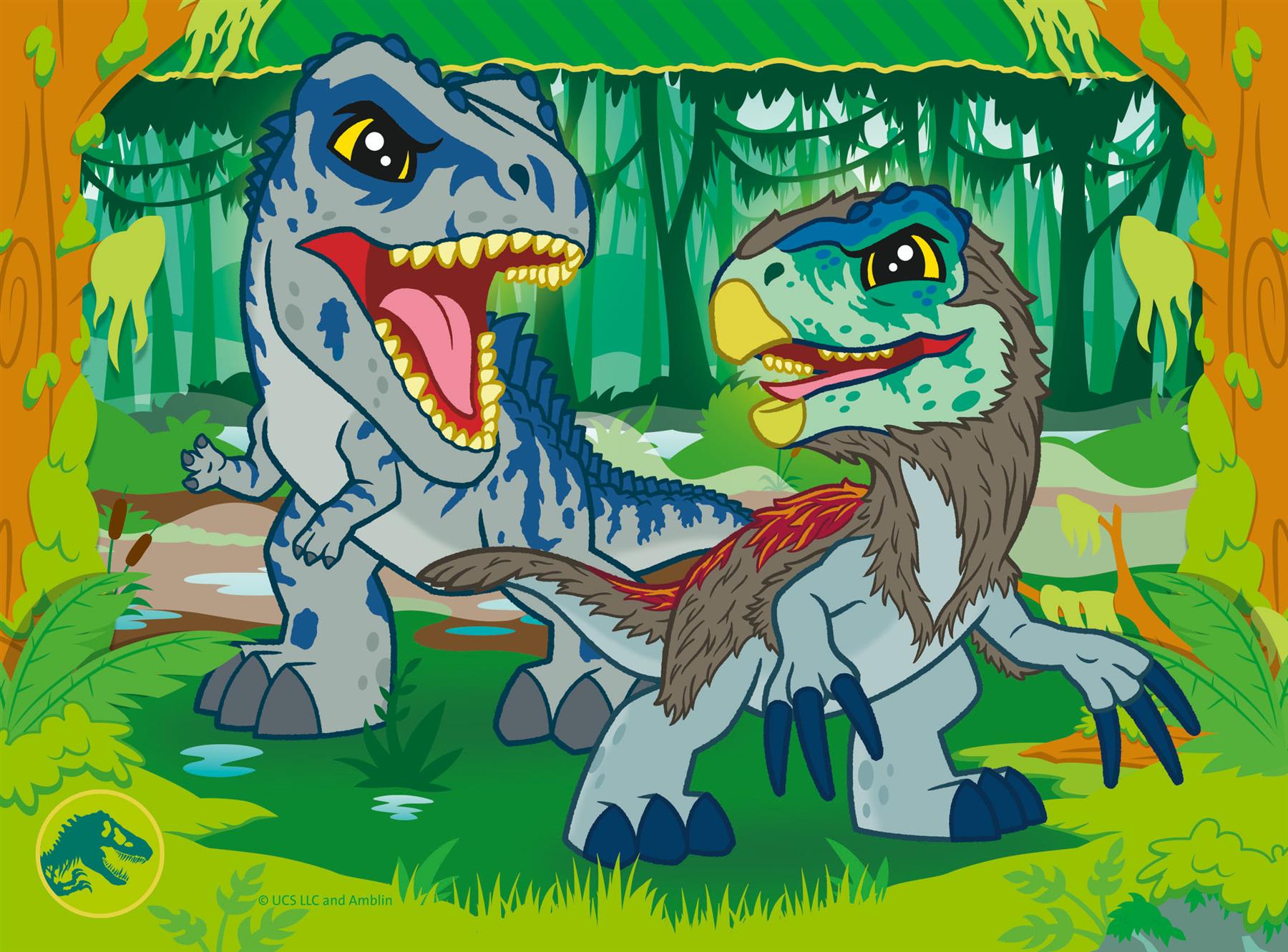 Ravensburger Jurassic World Explorers 4 in a Box Puzzles