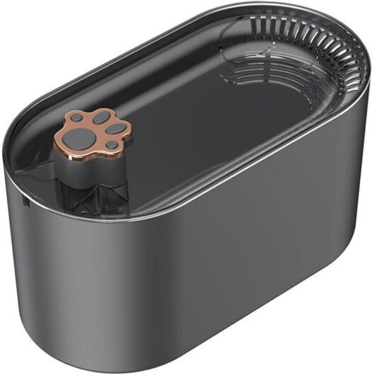 Shining House - AlwaysH Cat Water Fountain and Dispenser Intelligent Automatic Water Circulating Drinking Fountain led No Water Power Off Dry Filter