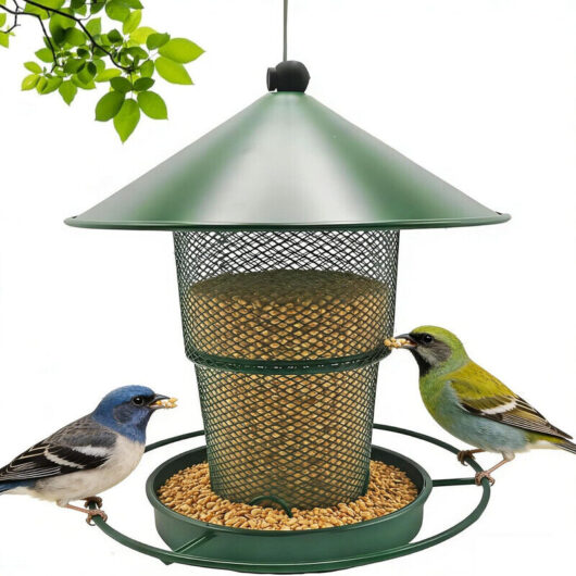 Telescopic Metal Hummingbird Feeder - Hanging, Weatherproof - For Balcony, Garden, and Decorative Outdoor Yard