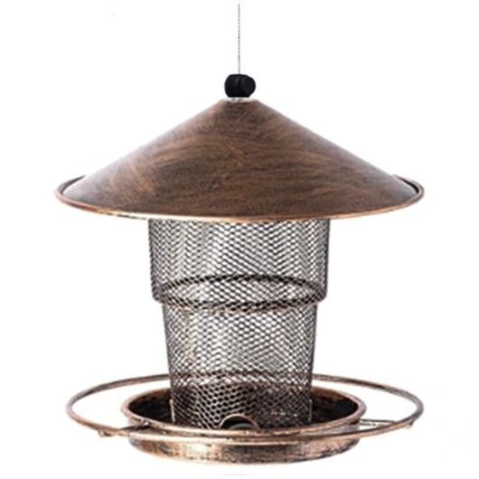 Telescopic Metal Hummingbird Feeder - Outdoor, Weatherproof - Ideal for Balcony, Garden, and Yard Decoration