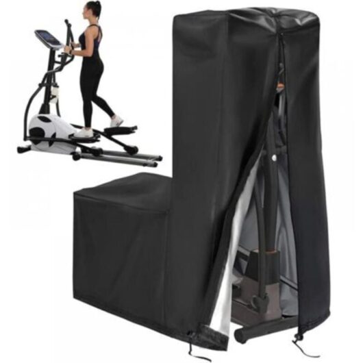 Waterproof Elliptical Machine Cover, Elliptical Bike Cover, Full 420D Oxford Tarp, Elliptical Bike Cover, Elliptical Bike Protection, Exercise Bike