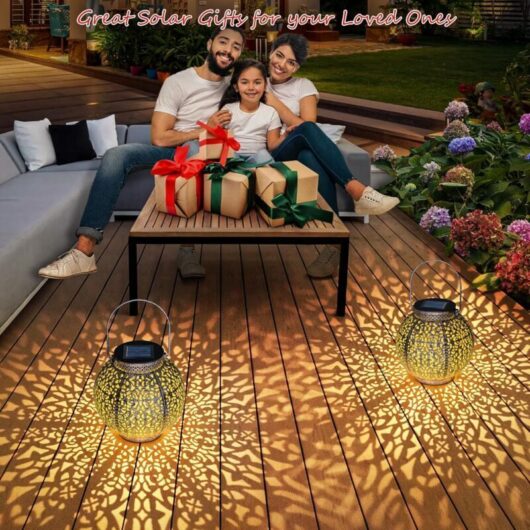 Waterproof outdoor solar lanterns, set of 2, rose-shaped solar garden decorations, warm white table lamps for garden, porch decorations (antique