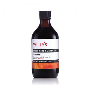 Willys Honey Apple Cider Vinegar 500ml Pack of 6