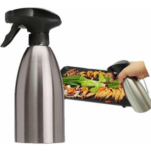 1 piece Olive oil sprayer, 304 stainless steel, kitchen sprayer for barbecue and salad