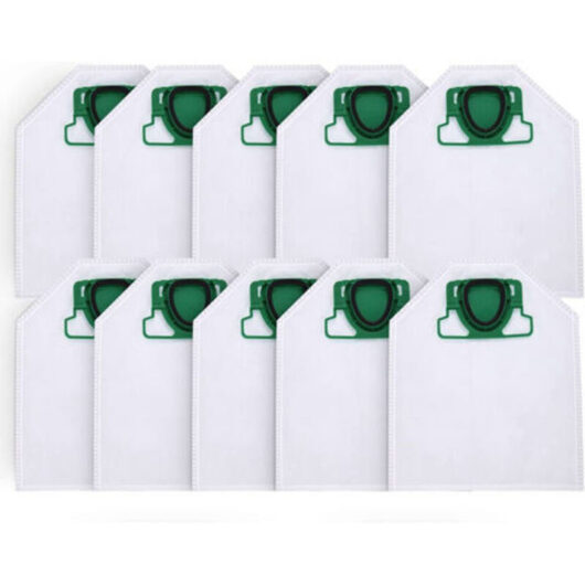 10 vacuum cleaner bags for Vorwerk Kobold VK200 FP200, 5-layer microfleece, high-efficiency filtration for allergy sufferers