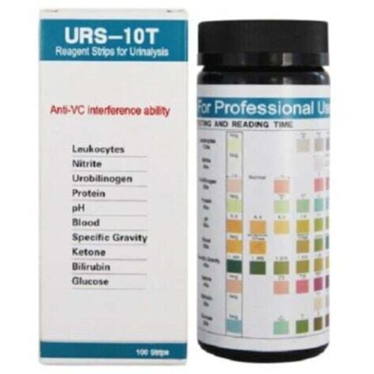 100 urine test strips, 10 urine ketone tests, urine sugar test strips
