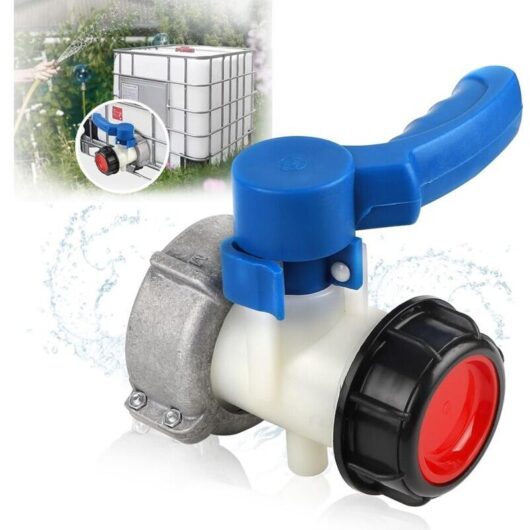 1000L Tank Tap Adapter DN50 (75mm) IBC Tank Fitting Drain Valve IBC Tank Adapter IBC Tank Connector Butterfly