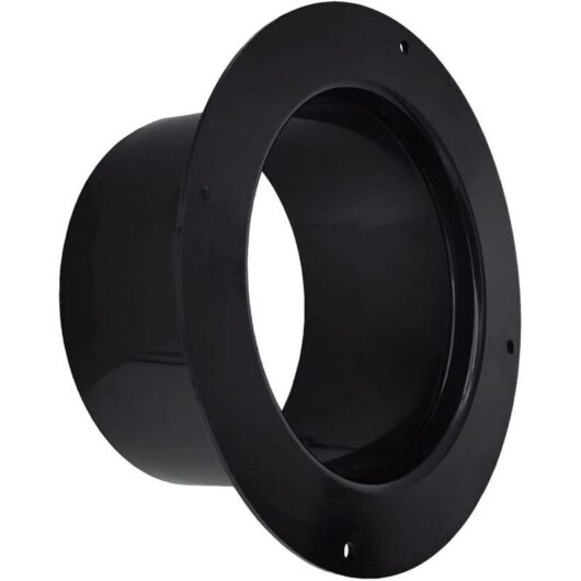 125mm Pipe Flange, Wall Mounting Flange, Duct Fitting for Ventilation Pipe (125mm)