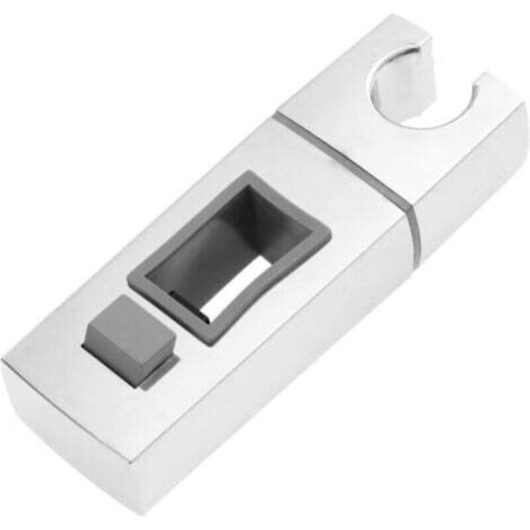 1PC Shower Head Adjustable Slider Holder Square Sliding Bar Bathroom Handset Holder Wall Mounted Slider Clamp Replacement