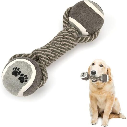 1pc Dog Toy Rope Pet Toy with Indestructible Ball Chew Toy for Puppies, Small, Medium, Large Dogs