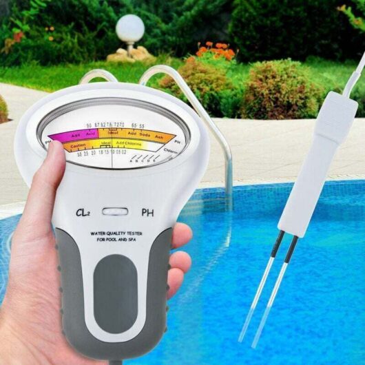 2-in-1 pH and Chlorine Tester PC-102, Water Quality Measuring Device, pH and Chlorine Tester for Swimming Pools and Aquariums (Cl2)...