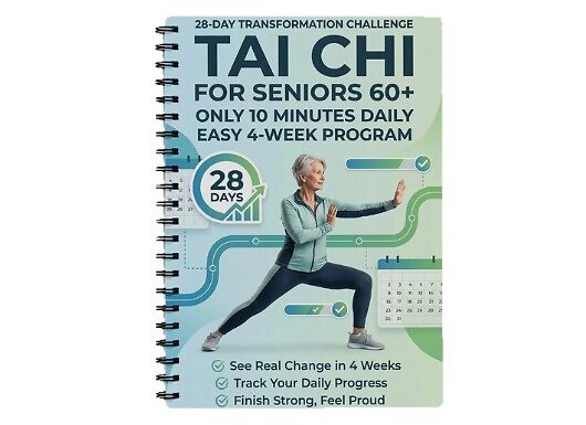 28-Day Tai Chi Challenge Log for Seniors