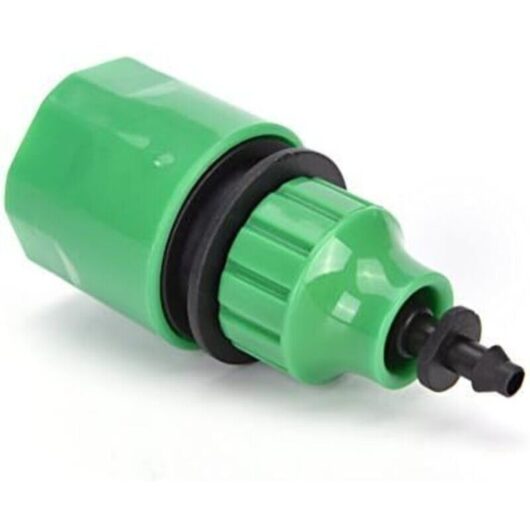 2pc Micro Irrigation Adapter, Plastic Quick Connect Fitting for Garden Hose, Irrigation Adapter with Barbed Connector Suitable for Hoses Quick Connect