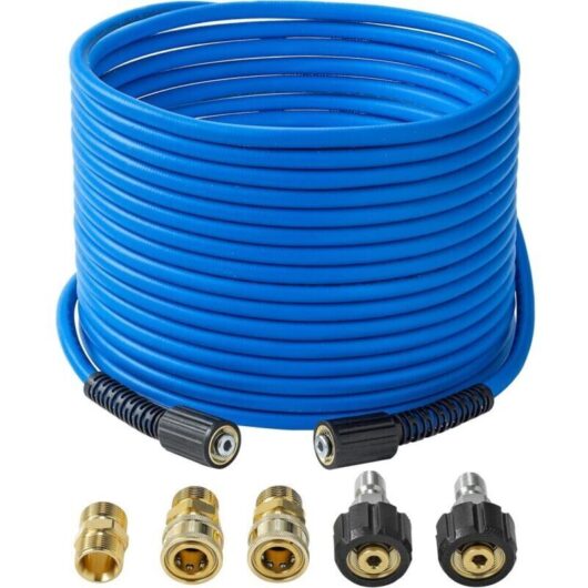 [NEVER USED] 15m High Pressure Washer Extension Hose - Kink and Wear Resistant Replacement High Pressure Hose - Compatible with M22 Fittings - 3600