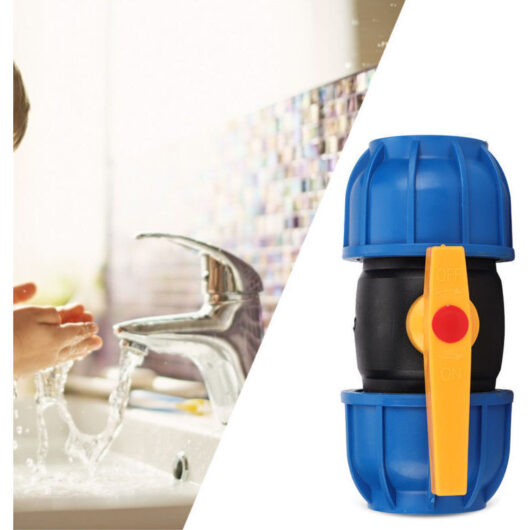 [NEVER USED] 63mm PE pipe connection valve fittings, water pipe connection valve fittings, ball valve fittings...