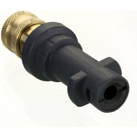 [NEVER USED] High-pressure cleaner gun adapter with 1/4" quick-connect fitting - Compatible only with Karcher K2, K3, K4, K5, K6, K7.