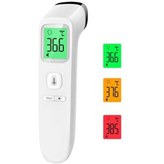 [NEVER USED] Non-contact Infrared Thermometer 2pcs Thermometer Baby and Adults Medical Thermometer with LCD Display Accurate Readings Mute Mode