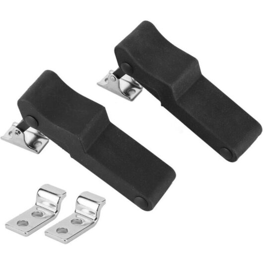 [NEVER USED] Rubber closure, Polaris Sportsman 570 accessories, cover 570 Sportsman, rubber pull latch, 2 pieces front rubber storage latch, fits for
