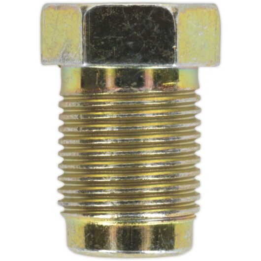 Sealey - BN12100PT Brake Pipe Nut Part Thread Male M12 x 1mm - Pack of 25