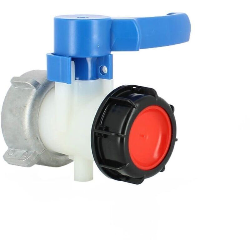 Tank valve - S75X6 nut - compatible with Schütz - RWR fitting and other accessories for water recovery tanks