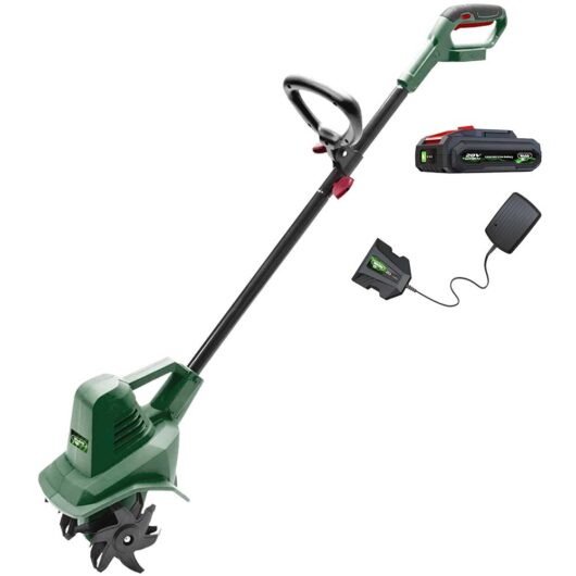 Webb Eco WEV20TILB 20v Cordless Garden Tiller 1 x 2ah Li-ion Battery Charger