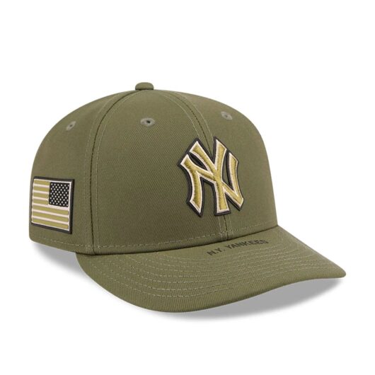 Yankees MLB Armed Forces Day 2026 Green Low Profile 59FIFTY Fitted Cap New Era Cap adult unisex