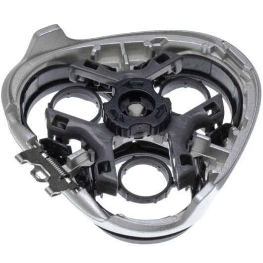 vhbw Electric Shaver Head Holder Frame compatible with Philips PT726, PT727, PT728, PT730, PT730/14, PT731, PT732, PT734 Razor, silver