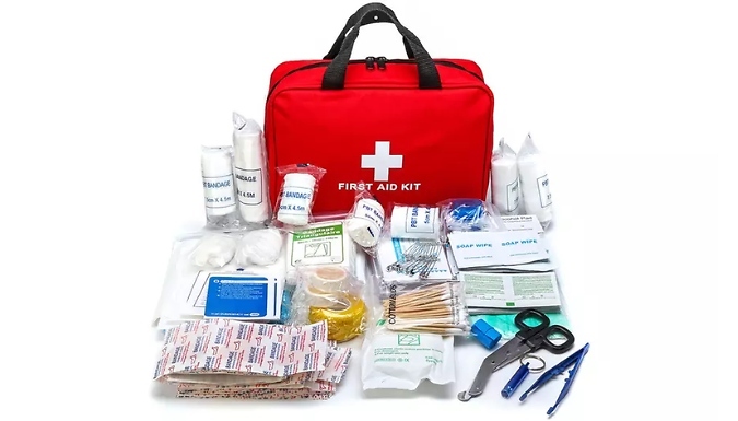 106-Piece First Aid Kit with Carry Bag