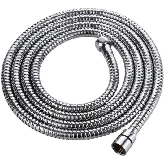 2M Shower Hose Stainless Steel Anti-twist Shower Hose Chrome Shower Accessories Universal Bathroom Sanitary Hose
