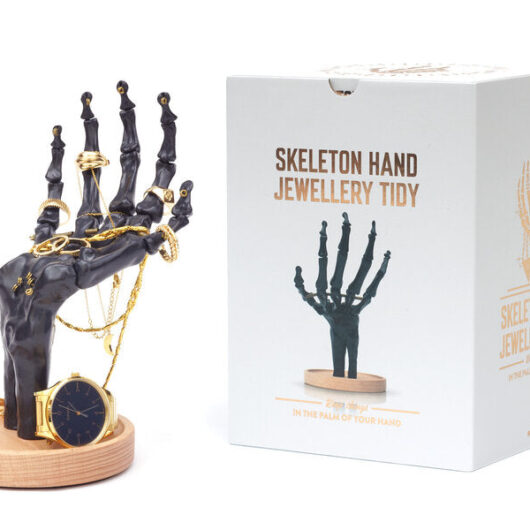 Skeleton Jewellery Tidy - Black