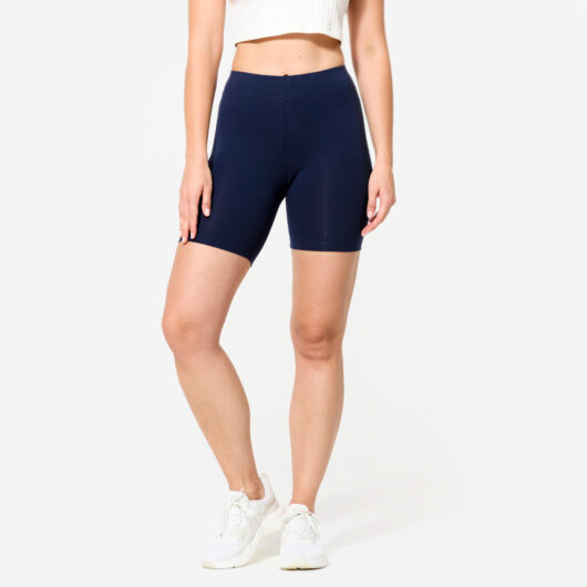 Women's Fitness Cycling Shorts - Steel Blue