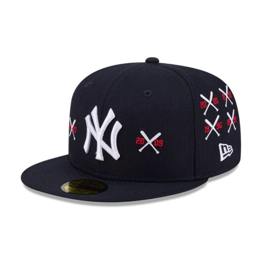 Yankees MLB X Spike Lee Crossed Bats Navy 59FIFTY Fitted Cap New Era Cap adult unisex