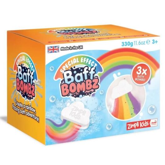 Zimpli Rainbow Baff Bombz 3 Pack